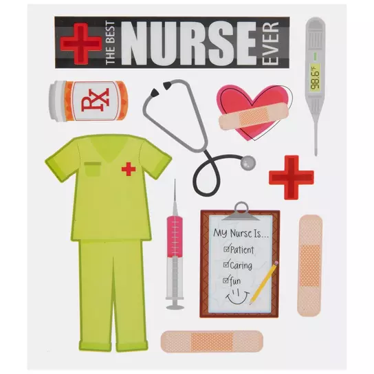 Nurse Stickers, Hobby Lobby